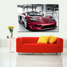 Red Sports Car Cheap Giclee Printing for Living Room